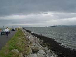A walk on the Bull Wall. Click to Enlarge